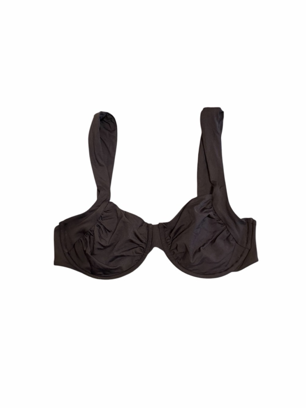 L Space Stella Bikini Top Underwire Demi Cup Size Large No Padding - Picture 3 of 5